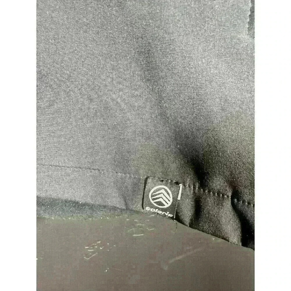 Solaris Vest Mens Medium Black Softshell Water Resistant Full Zip Fleece Lined - Picture 2 of 8